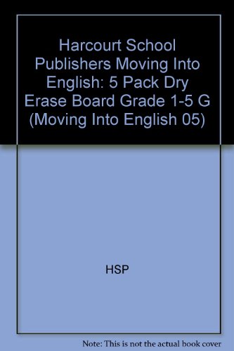 Book Moving Into English: Dry-erase Board Package Of 5 Grades K-5 free