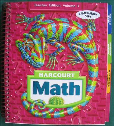 Book Harcourt Math, Grade 6, Vol. 3, Teacher's Edition free