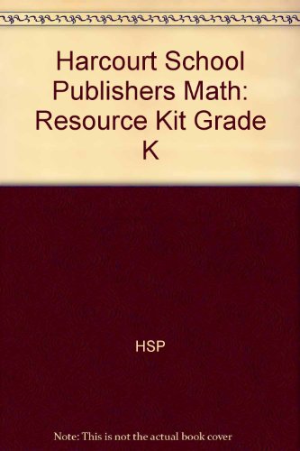 Book Research Kit Grade K (harcourt School Publishers Math) free