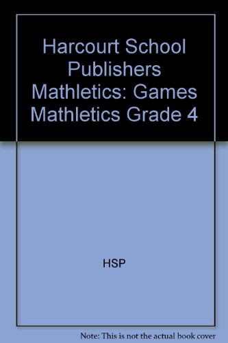 Book Harcourt School Publishers Mathletics: Games Mathletics Grade 4 free