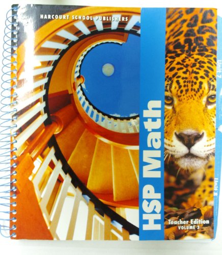 Book Harcourt School Publishers Math: Teacher's Edition  Vol 3 Grade 6 2009 free