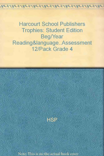 Book Trophies: Beginning-of-year Reading And Language Skills Assessment 12-pack Grade 4 free