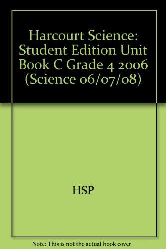 Book Harcourt Science: Unit Big Books Grade 4 Unit C: Earth?s Changing Surface 2006 free