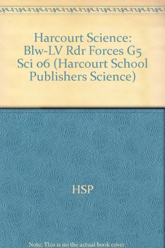 Book Harcourt Science: Below-Level Reader Grade 5 Forces free