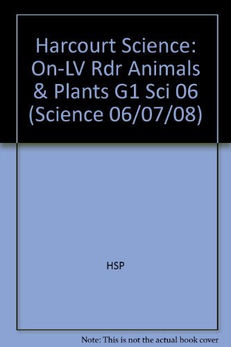 Book Harcourt Science: On-Level Reader Grade 1 Animals and Plants free