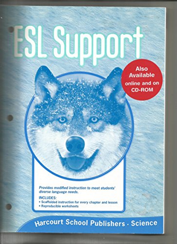 Book Harcourt Science: ESL Support Grade 4 free