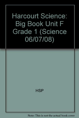 Book Harcourt Science: Unit Big Book Grade 1 Forces free