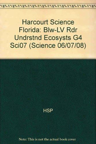 Book Harcourt Science Florida: Blw-Lv Rdr Undrstnd Ecosysts G4 Sci07 free