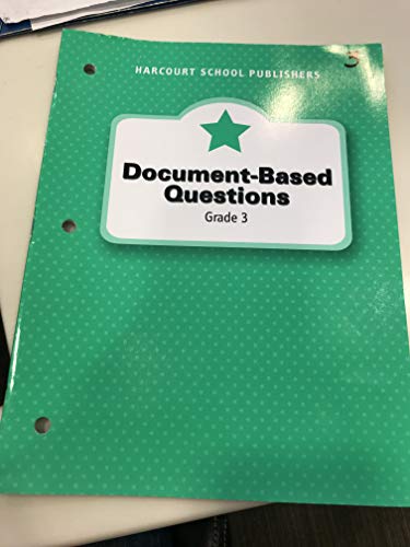 Book Harcourt Horizons: Document-Based Questions Grade 3 People and Communities free