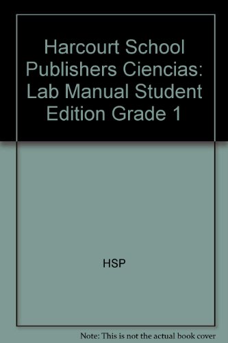 Book Harcourt Ciencias: Manual De Laboratorio Grade 1 (spanish Edition) free