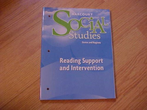 Book Harcourt Social Studies States and Regions Reading: Support and Intervention free