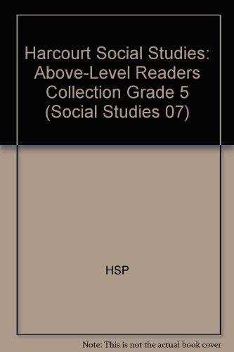 Book Harcourt Social Studies: Readers Collection Above-Level Grade 5 free