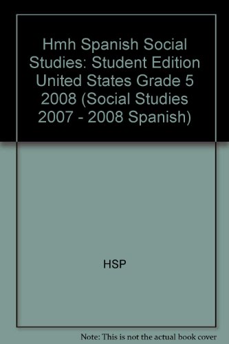 Book Harcourt Estudios Sociales: Student Edition Grade 5 United States 2008 (Spanish Edition) free