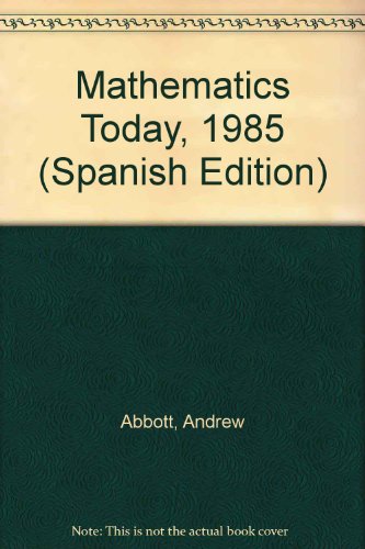 Book Mathematics Today, 1985 (spanish Edition) free
