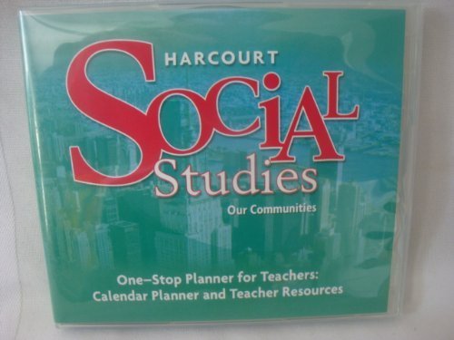 Book Harcourt Social Studies: One-Stop Planner for Teachers CD-ROM Grade 3 free