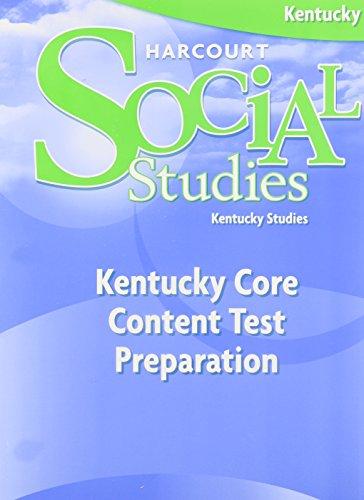 Book Harcourt Social Studies Kentucky: Core Content Test Prep Grade 4 Kentucky Standards free