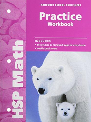 Book Harcourt School Publishers Math: Practice Workbook Student Edition Grade 1 free