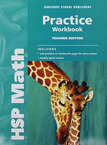 Book HSP Math: Practice Workbook Teacher Edition Grade 2 free