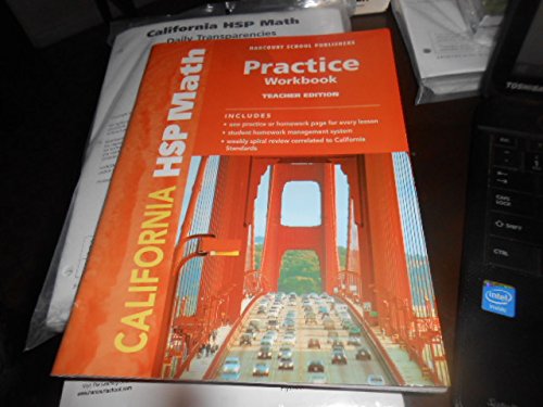 Book Harcourt School Publishers Math California: Prac Wkbk Te Gr 4 free
