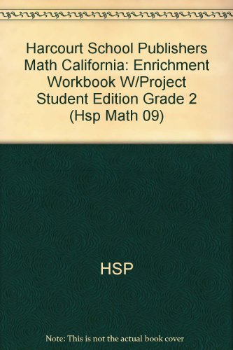 Book Harcourt Math: Enrich Workbook With Projects, Grade 2 free