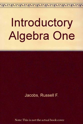 Book Introductory Algebra One free