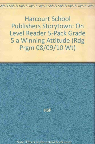 Book Storytown: On-Level Reader 5-Pack Grade 5 A Winning Attitude free