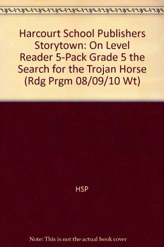Book Storytown: On-Level Reader 5-Pack Grade 5 The Search for the Trojan Horse free