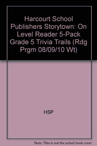 Book Storytown: On-Level Reader 5-Pack Grade 5 Trivia Trails free