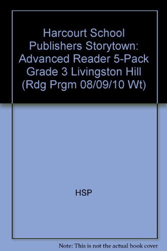 Book Storytown: Advanced Reader 5-Pack Grade 3 Livingston Hill free