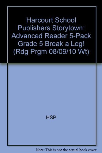Book Storytown: Advanced Reader 5-Pack Grade 5 Break a Leg! free