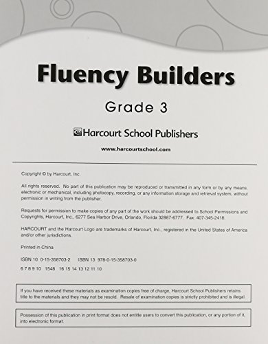 Book Fluency Builders Grade 3 Story Town 08 free