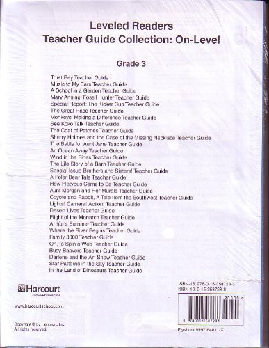 Book Storytown: Teacher's Guide Collection On-Level 2008 free