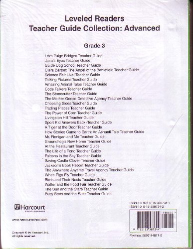 Book Storytown: Teacher's Guide Collection Above-Level 2008 free