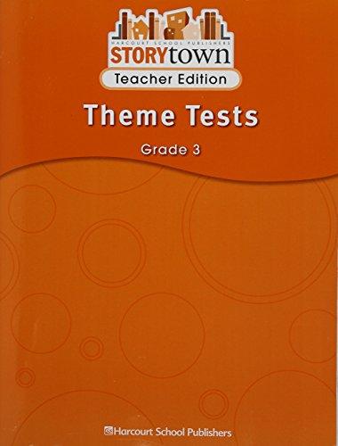 Book Storytown Teacher Edition Theme Tests  Grade 3 (Harcourt School Publishers Storytown, Grade 3) free