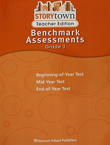 Book Storytown: Benchmark Assessments Teacher Edition Grade 3 free