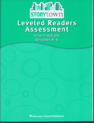 Book Storytown : Leveled Readers Assessment Intermediate Grades 4-6 free