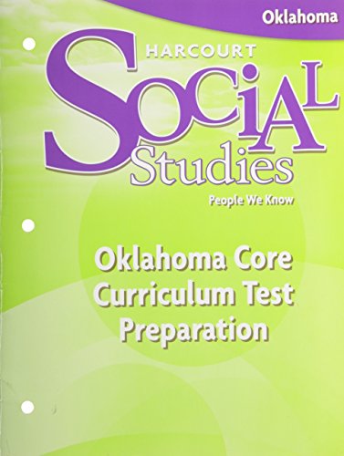 Book Harcourt Social Studies Oklahoma: Test Preparation Ss 08 Grade 2 free