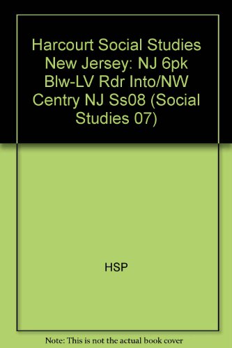 Book Harcourt Social Studies New Jersey free