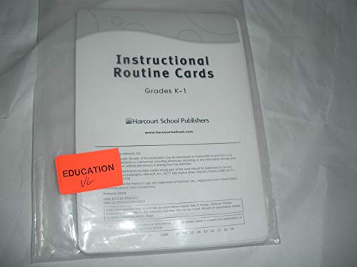 Book Storytown: Instructional Routine Cards Grades K-1 free