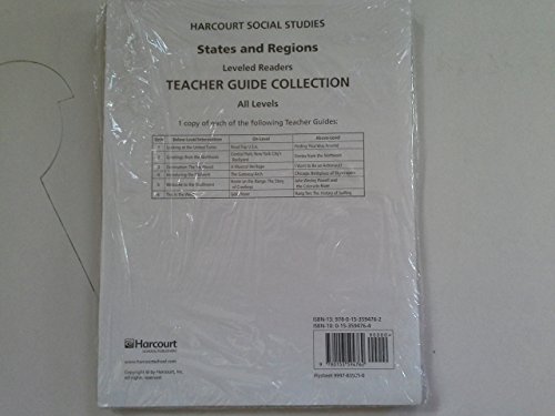 Book Harcourt Social Studies: Leveled Reader Teacher Guide Collection Grade 4 States and Regions free