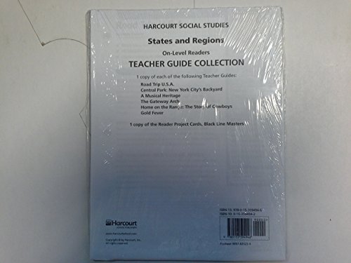 Book Harcourt Social Studies: On Level Reader Teacher Guide Collection Grade 4 States and Regions free