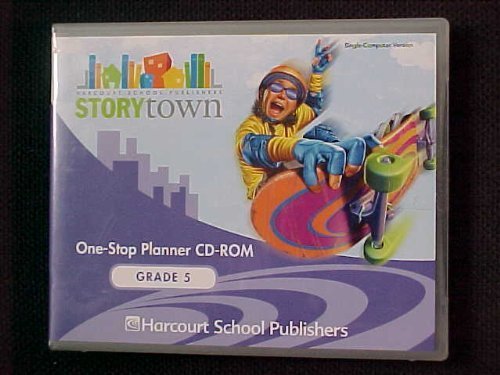 Book Storytown: Teacher One-Stop Planner CD-ROM Grade 5 free