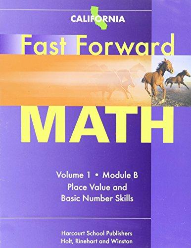 Book Harcourt School Publishers California Fast Forward Math California: Student Edition V1 Mod B Plc Vl..4-7 2009 free
