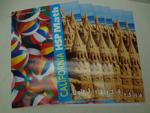 Book Harcourt School Publishers Math: Student Edition Unit Book Collection Grade K 2009 free