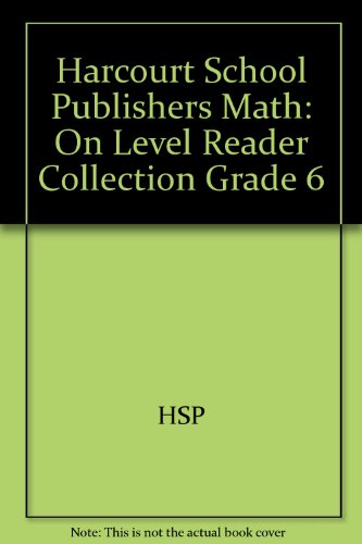 Book HSP Math: On Level Reader Collection Grade 6 free
