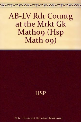 Book Counting at the Market!, Above Level Reader Grade K: Harcourt School Publishers Math free