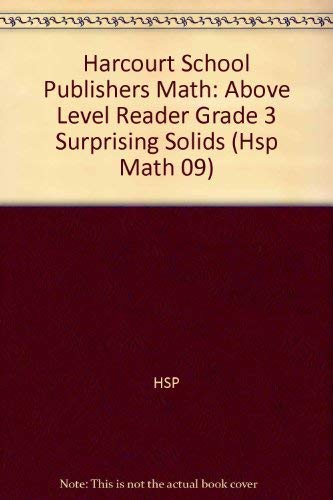 Book Harcourt School Publishers Math: Above Level Reader  Grade 3 Surprising Solids free
