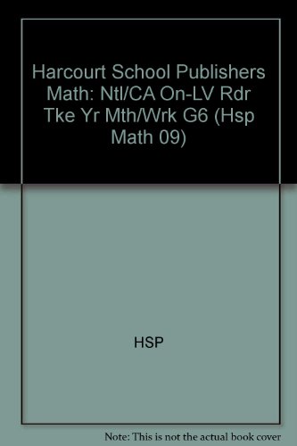 Book Take to Work, on Level Reader Grade 6: Harcourt School Publishers Math (Hsp Math 09) free