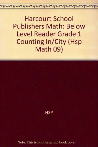 Book Harcourt School Publishers Math: Below Level Reader  Grade 1 Counting In/City free