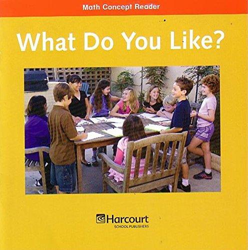Book What Do You Like?, Below-level Reader Grade 2: Harcourt School Publishers Math (Hsp Math 09) free